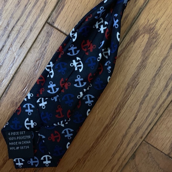 Anchor Nautical Baby Tie - Picture 6 of 6